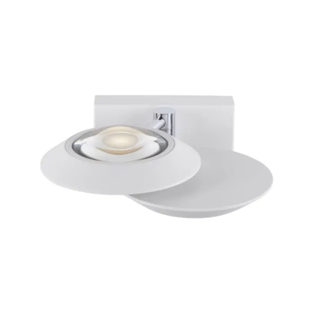 Neuhaus PURE® LED Wandleuchte PURE Oculis, snow, dimmbar, dreh+schwenkbar