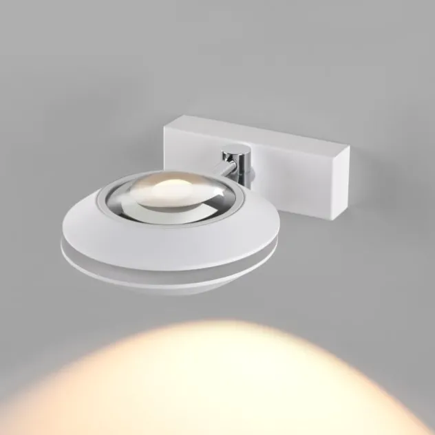 Neuhaus PURE® LED Wandleuchte PURE Oculis, snow, dimmbar, dreh+schwenkbar