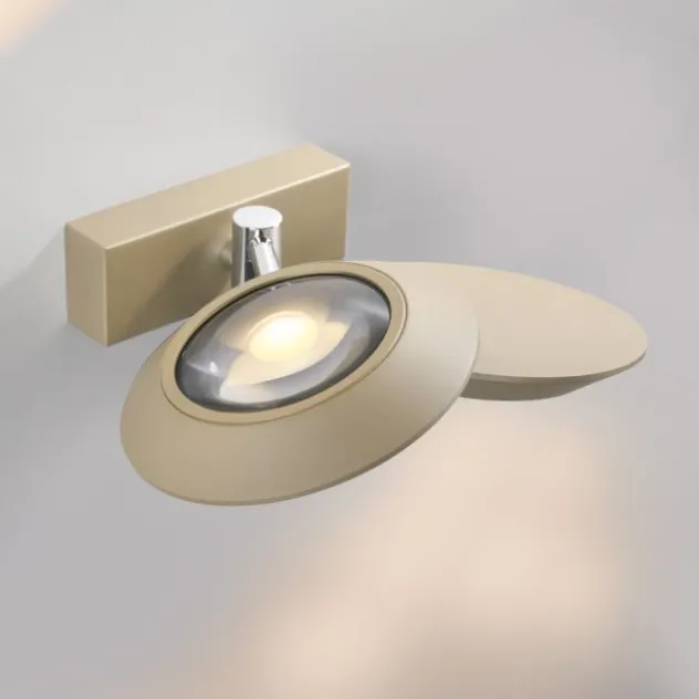 Neuhaus PURE® LED Wandleuchte PURE Oculis, bronce, dimmbar, dreh+schwenkbar