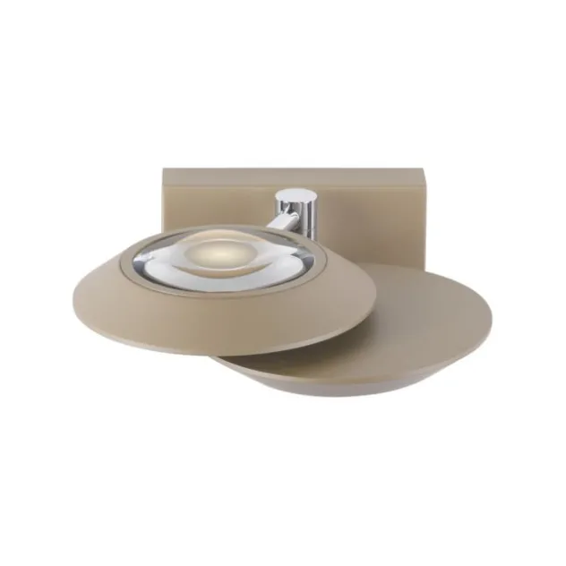 Neuhaus PURE® LED Wandleuchte PURE Oculis, bronce, dimmbar, dreh+schwenkbar