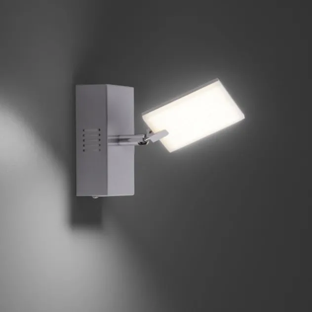 Neuhaus PURE® LED Wandleuchte PURE Mira, diamond (alu), drehbar,dimmbar