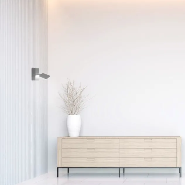 Neuhaus PURE® LED Wandleuchte PURE Mira, diamond (alu), drehbar,dimmbar