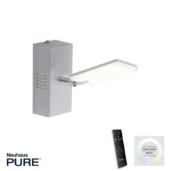 Neuhaus PURE® LED Wandleuchte PURE Mira, diamond (alu), drehbar,dimmbar