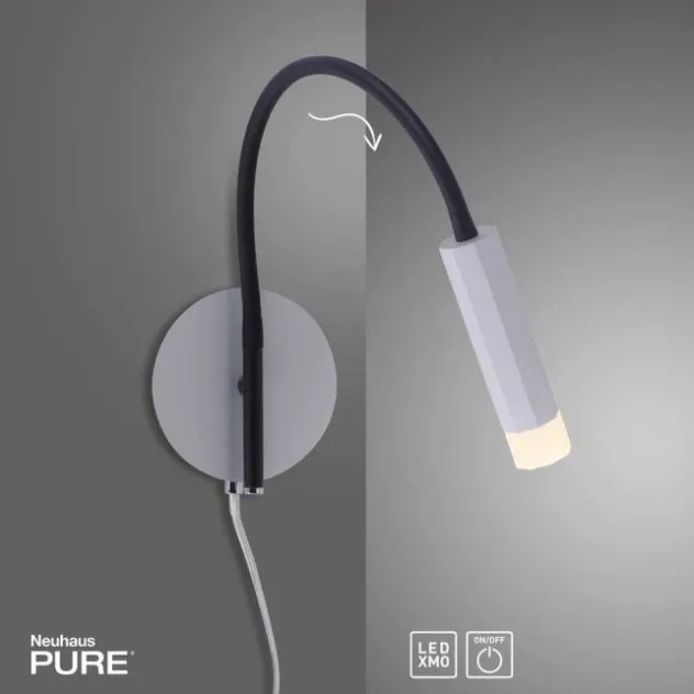 Neuhaus PURE® LED-Wandleuchte, PURE Gemin, puristisches Design,