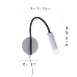 Neuhaus PURE® LED-Wandleuchte, PURE Gemin, puristisches Design,