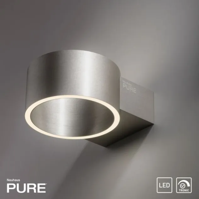 Neuhaus PURE® LED Wandleuchte PURE Clipse diamond (alu) Tronicdimmer