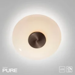 Neuhaus PURE® LED Wand- und Deckenleuchte PURE Vitrum dark-metal brown
