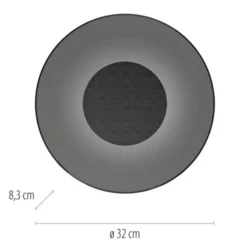 Neuhaus PURE® Wandleuchte PURE Moon platin dimmbar Wohnzimmer Küche