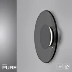 Neuhaus PURE® Wandleuchte PURE Moon platin dimmbar Wohnzimmer Küche