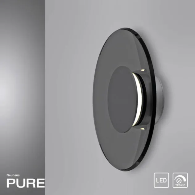 Neuhaus PURE® Wandleuchte PURE Moon platin dimmbar Wohnzimmer Küche