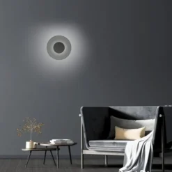 Neuhaus PURE® Wandleuchte PURE Moon platin dimmbar Wohnzimmer Küche