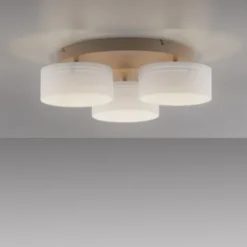 Paul Neuhaus LED Deckenleuchte MARIKA, sand, 3 flammig