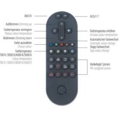 Paul Neuhaus LED Deckenleuchte Q-MAGONG schwarz Smarthome App dimmbar