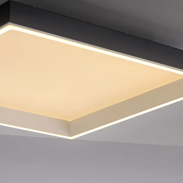 Paul Neuhaus LED Deckenleuchte Q-MAGONG schwarz Smarthome App dimmbar