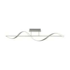 Paul Neuhaus LED Deckenleuchte Q-SWING silber dimmbar Smar Home