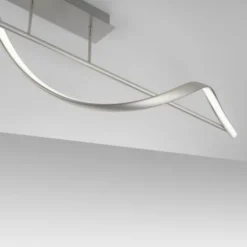 Paul Neuhaus LED Deckenleuchte Q-SWING silber dimmbar Smar Home