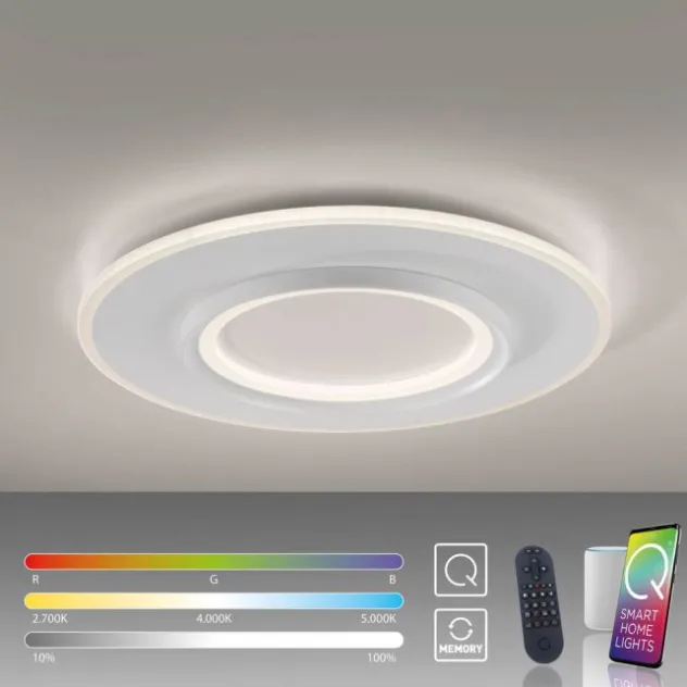 Paul Neuhaus LED Deckenleuchte Q-KALINA weiss Smarthome steuerbar App
