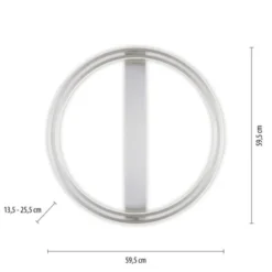 Paul Neuhaus LED Deckenleuchte Q-BELUGA silber dimmbar Smart Home