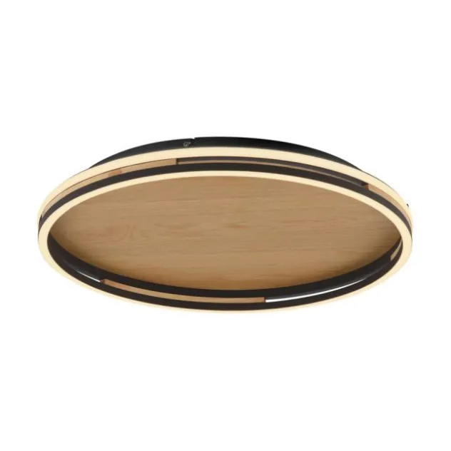Paul Neuhaus LED Deckenleuchte SVEJA, Holz-natur