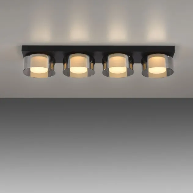 Paul Neuhaus LED Deckenleuchte 4 flammig dimmbar per Switchmo
