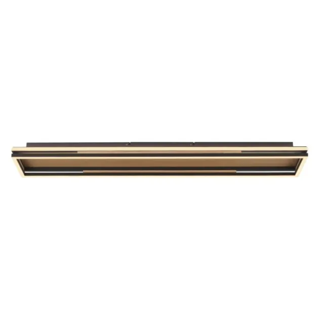 Paul Neuhaus LED Deckenleuchte SVEJA, Holz-natur, rechteckig