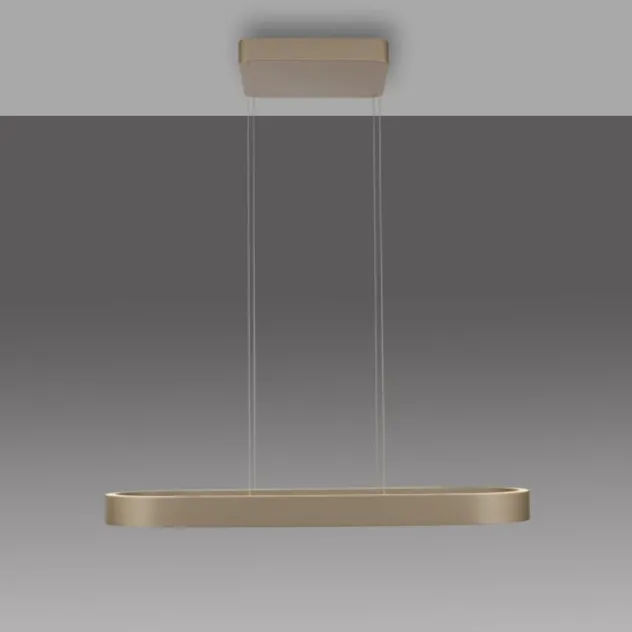 Paul Neuhaus LED Pendelleuchte Q-STRETTO, bronce