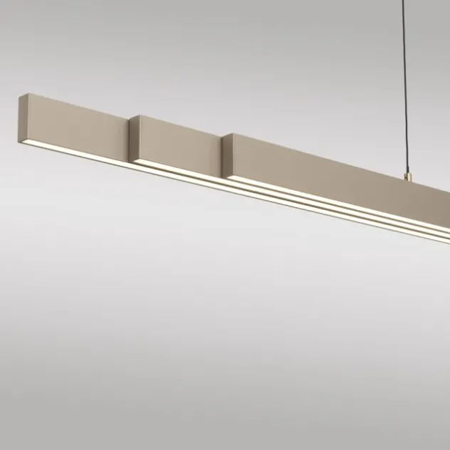 Paul Neuhaus LED Pendelleuchte ADRIANA, Comfort Lift, bronce