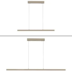 Paul Neuhaus LED Pendelleuchte ADRIANA, Comfort Lift, bronce
