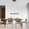 Paul Neuhaus LED Pendelleuchte, Ringleuchte SVEJA, Holz-natur