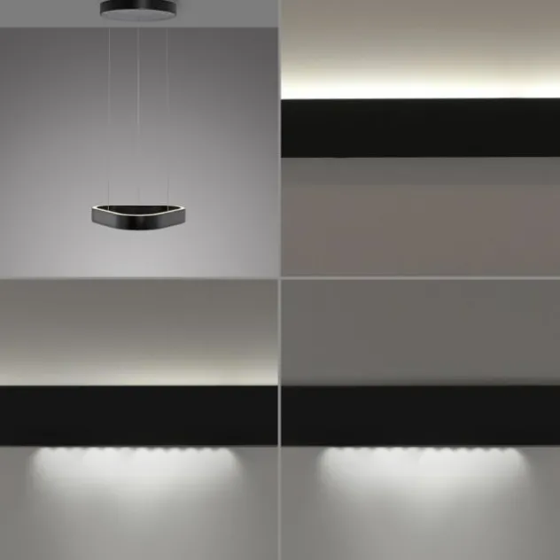 Paul Neuhaus LED Pendelleuchte Q-STRETTO, schwarz,