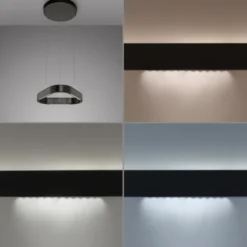 Paul Neuhaus LED Pendelleuchte Q-STRETTO, schwarz,