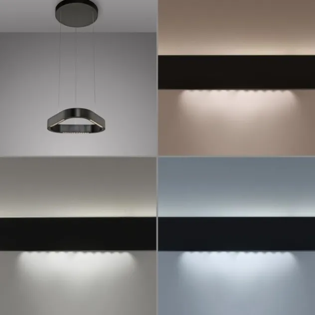 Paul Neuhaus LED Pendelleuchte Q-STRETTO, schwarz,