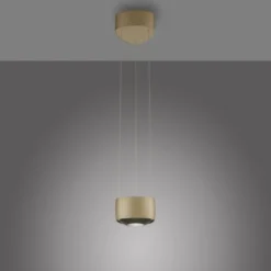 Paul Neuhaus LED Pendelleuchte Q-STRETTO, bronce, dimmbar, Fernbedienung
