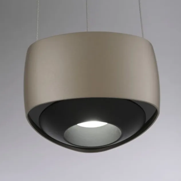 Paul Neuhaus LED Pendelleuchte Q-STRETTO, bronce, dimmbar, Fernbedienung