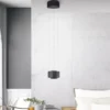 Paul Neuhaus LED Pendelleuchte Q-STRETTO, schwarz, dimmbar, Fernbedienung