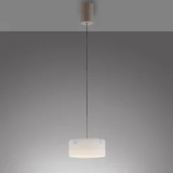 Paul Neuhaus LED Pendelleuchte MARIKA, sand, höhenverstellbar