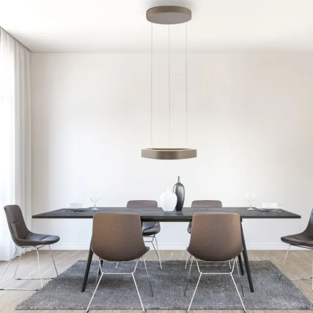 Paul Neuhaus LED Pendelleuchte Q-STRETTO, bronce