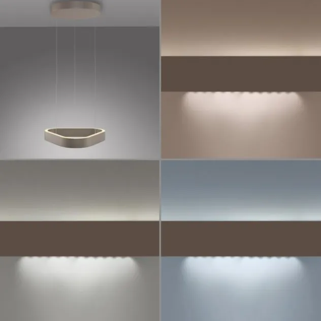 Paul Neuhaus LED Pendelleuchte Q-STRETTO, bronce