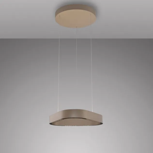 Paul Neuhaus LED Pendelleuchte Q-STRETTO, bronce