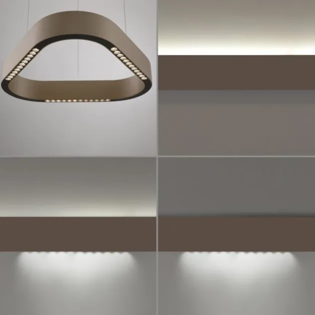 Paul Neuhaus LED Pendelleuchte Q-STRETTO, bronce