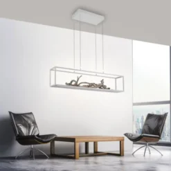Paul Neuhaus LED Pendelleuchte CONNI weiss, Deko Tragfläche