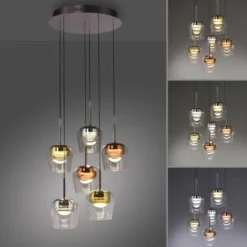 Paul Neuhaus LED Pendelleuchte Q-KON 6-flammig mehrfarbig Smart Home