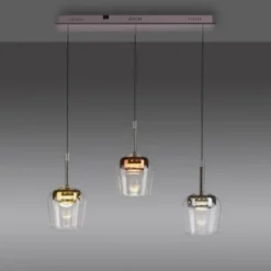 Paul Neuhaus LED Pendelleuchte Q-KON 3-flammig mehrfarbig Smart Home