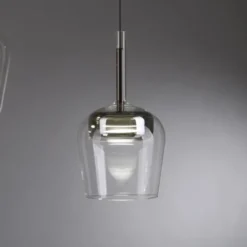 Paul Neuhaus LED Pendelleuchte Q-KON 1-flammig silber Smart Home App