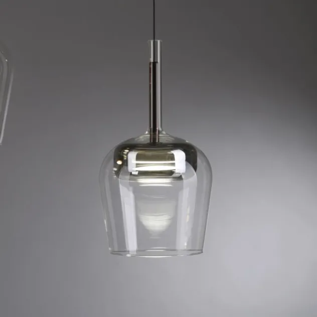 Paul Neuhaus LED Pendelleuchte Q-KON 1-flammig silber Smart Home App