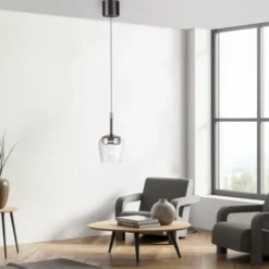 Paul Neuhaus LED Pendelleuchte Q-KON 1-flammig silber Smart Home App
