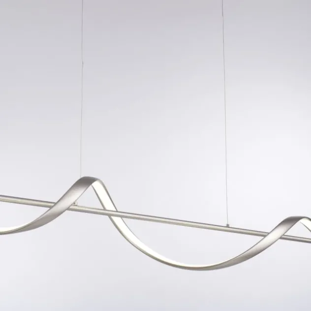 Paul Neuhaus LED Pendelleuchte Q-SWING silber Smart Home dimmbar FB
