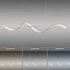Paul Neuhaus LED Pendelleuchte Q-SWING silber Smart Home dimmbar FB