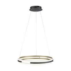 Paul Neuhaus LED Pendelleuchte Q-BELUGA messing matt Smart Home dimmbar