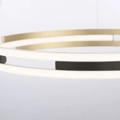 Paul Neuhaus LED Pendelleuchte Q-BELUGA messing matt Smart Home dimmbar